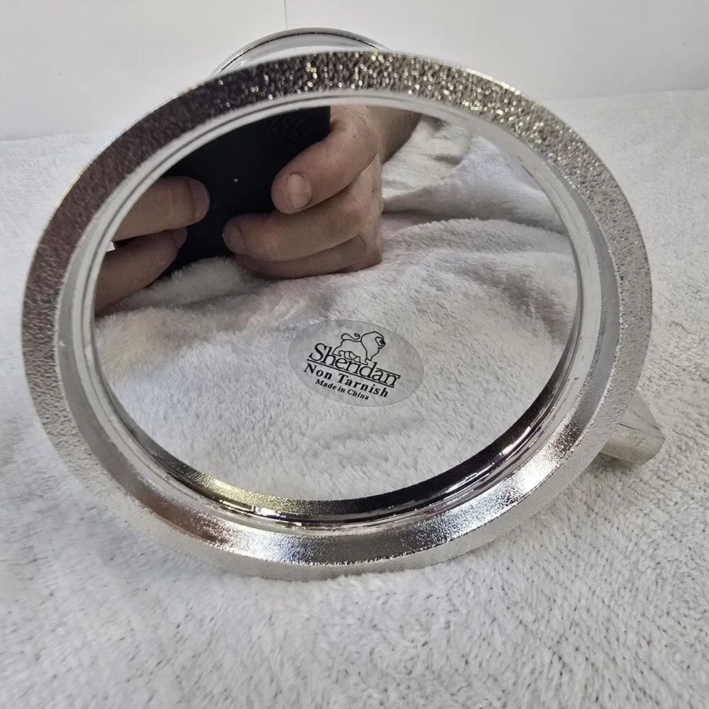 Sheridan Mug Non-Tarnish Silver Plated  Beer Stein 4 ⅜ Inch Cup Tankard